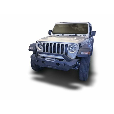 TRAILFX One Piece Stubby Design, Direct-Fit, Mounting Hardware Included, With Grille Guard JL08T